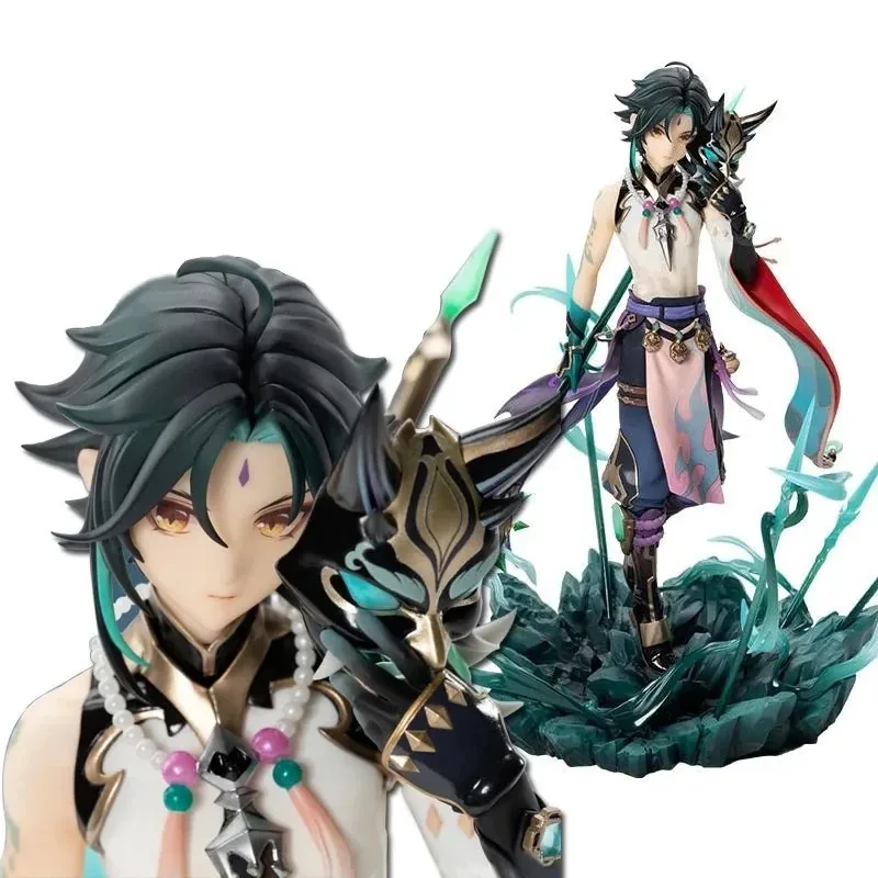 Genshin Impact שיאו יקשה השומר פסל פעולה, 17cm (Genshin Impact Xiao Vigilant Yaksha Action Figure, 17cm) 2