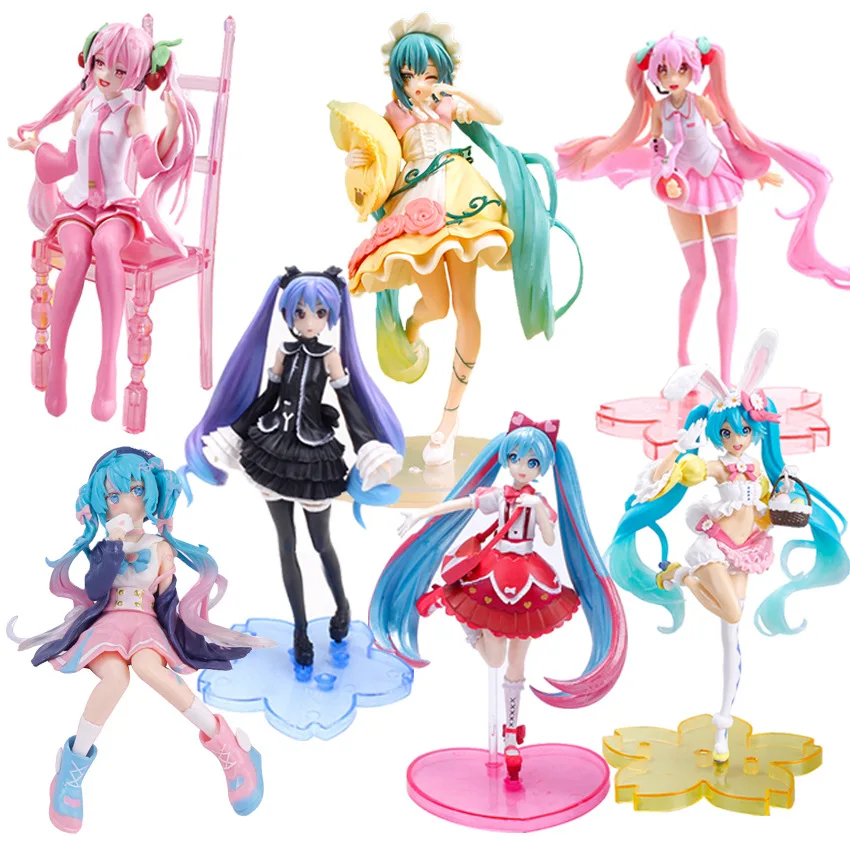 פיגור PVC של האנימה Hatsune Miku - פסל Virtual Singer (כפי שמוצג) (Hatsune Miku Anime PVC Figure Virtual Singer Statue (As Shown))