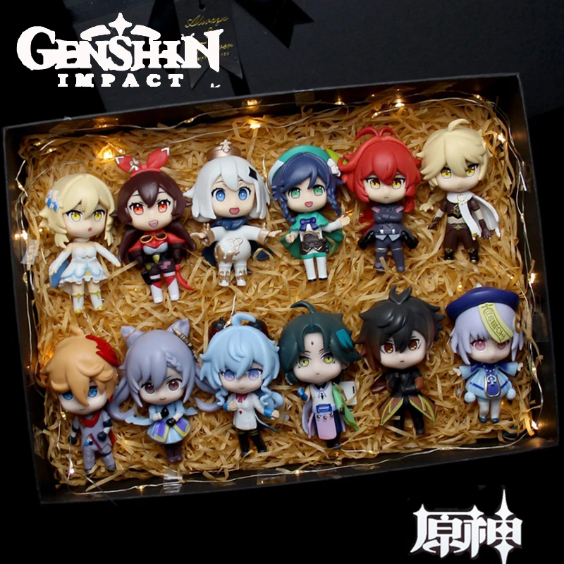 Genshin Impact סט פסלוני אנימה 6 יח' (Variant A/B) (Genshin Impact 6pc Set Anime Figures (Variant A/B)) 2