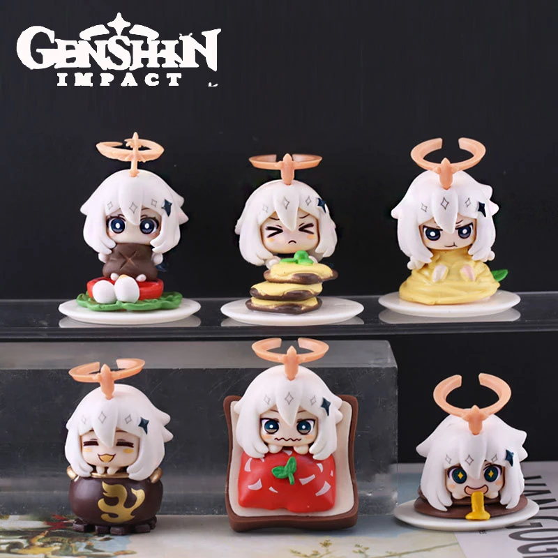 Genshin Impact סט פסלוני אנימה 6 יח' (Variant A/B) (Genshin Impact 6pc Set Anime Figures (Variant A/B)) 3