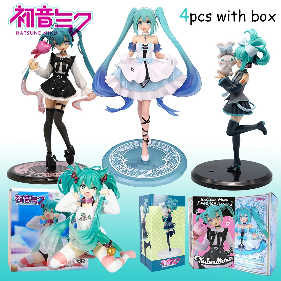 דמות PVC של האצונה מיקו [12–21cm] לאוסף שולחני (Hatsune Miku PVC Figure [12–21cm] Desktop Collectible)