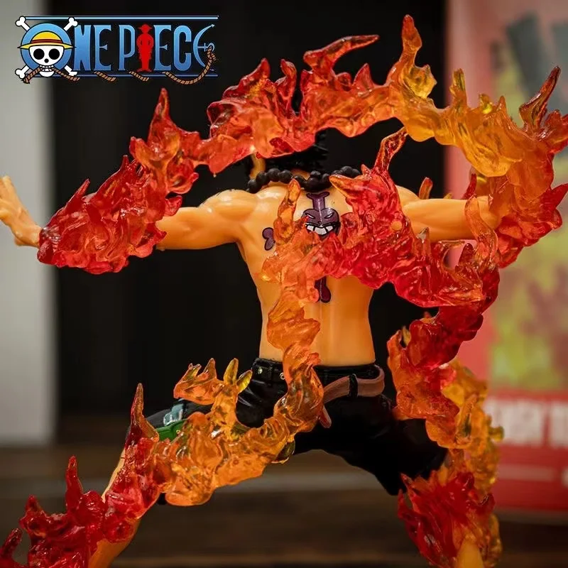 דמות פעולה One Piece פורטגאס די. אס - קרב עם אפקט אש PVC (One Piece Portgas D. Ace Battle Fire Action Figure PVC Model) 3