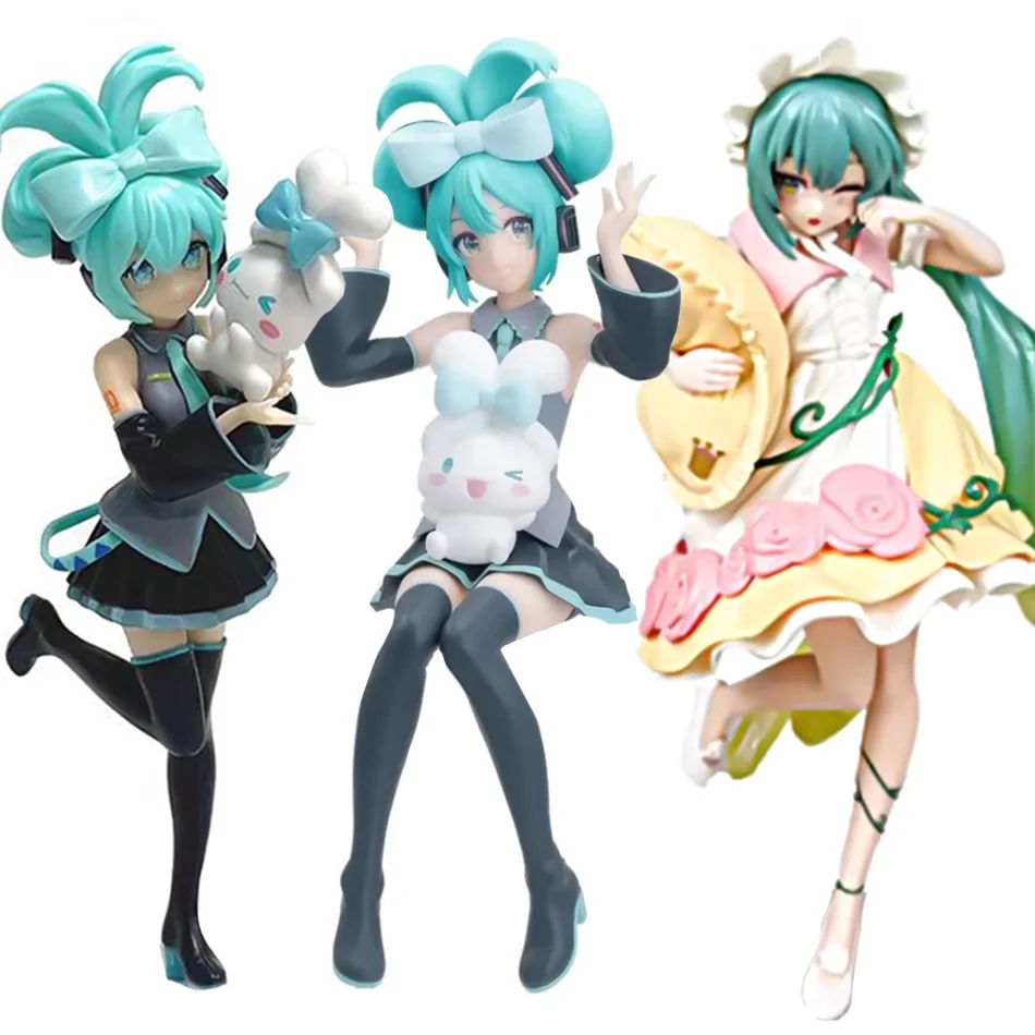 האטסונה מיקו פיית פרחים מחזיק נודלס, PVC, 11–20cm (Hatsune Miku Flower Fairy Noodle Stopper Figure, PVC, 11–20cm) 4