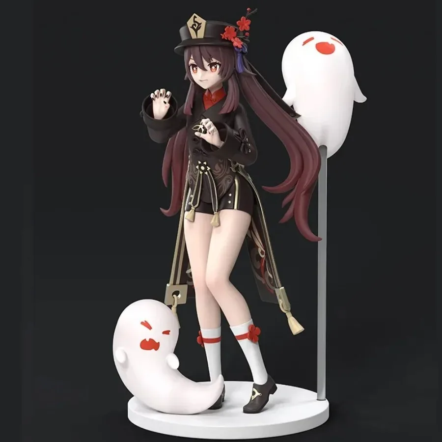 Genshin Impact דמות הו טאו לשולחן PVC 20 ס"מ (Genshin Impact Hu Tao Figure Desktop PVC Model 20cm) 2