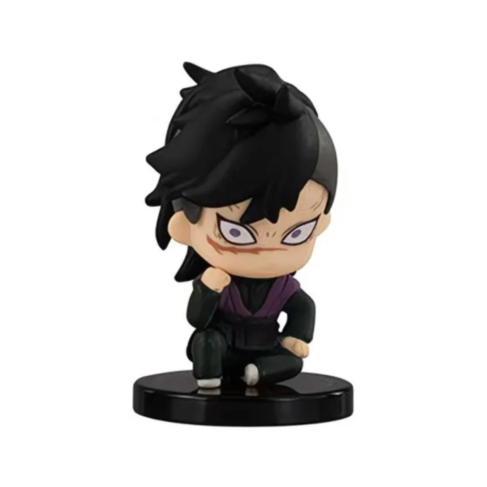 Demon Slayer Q Version ערכת 5 דמויות יושבות צ'יבי PVC בצורת רוחות (6cm) (Demon Slayer Q Version 5-Piece Sitting Chibi PVC Ghost Dolls (6cm)) 5