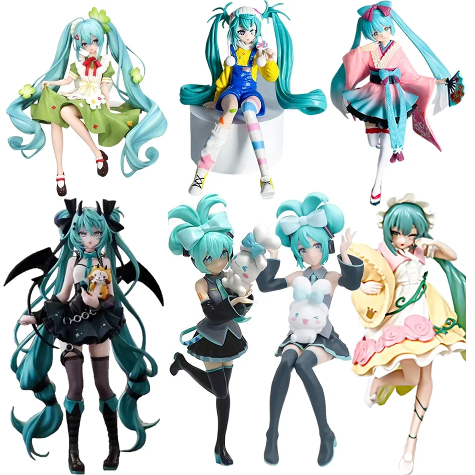 האטסונה מיקו פיית פרחים מחזיק נודלס, PVC, 11–20cm (Hatsune Miku Flower Fairy Noodle Stopper Figure, PVC, 11–20cm) 3