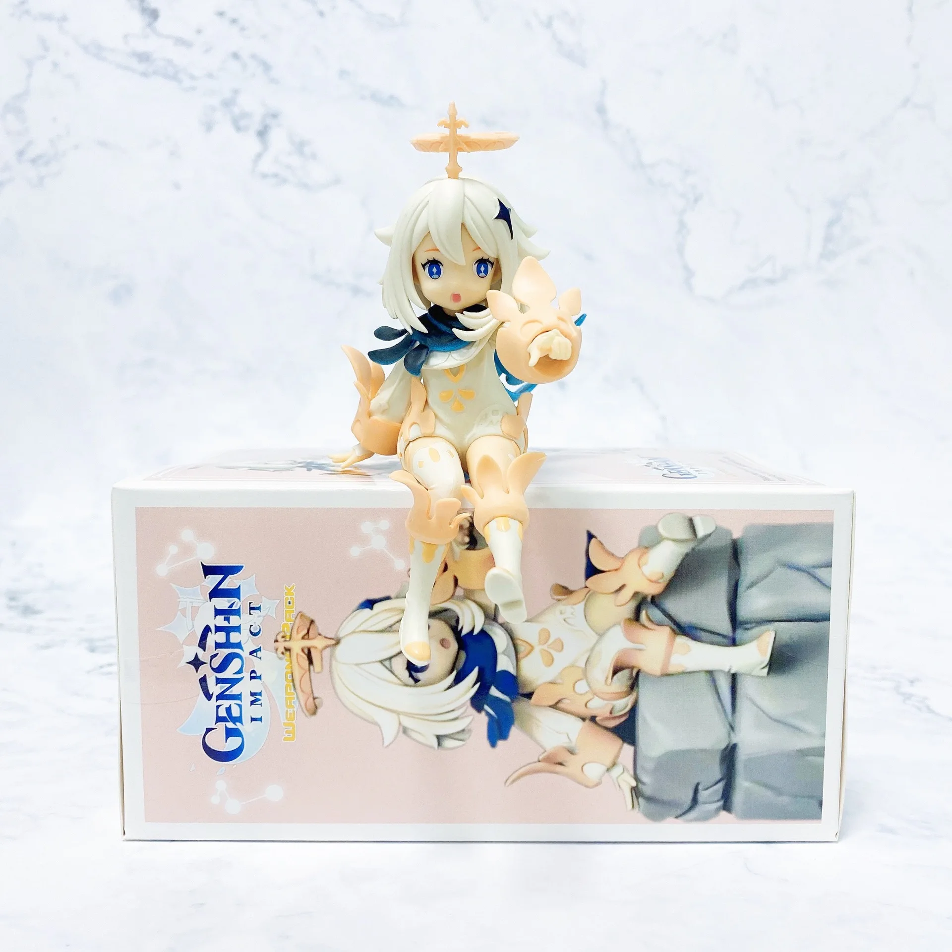 דמות אקשן PVC של Paimon מ־Genshin Impact, דגם אספנים בגובה 12 ס״מ (Genshin Impact Paimon PVC Action Figure 12cm Collector Model) 4